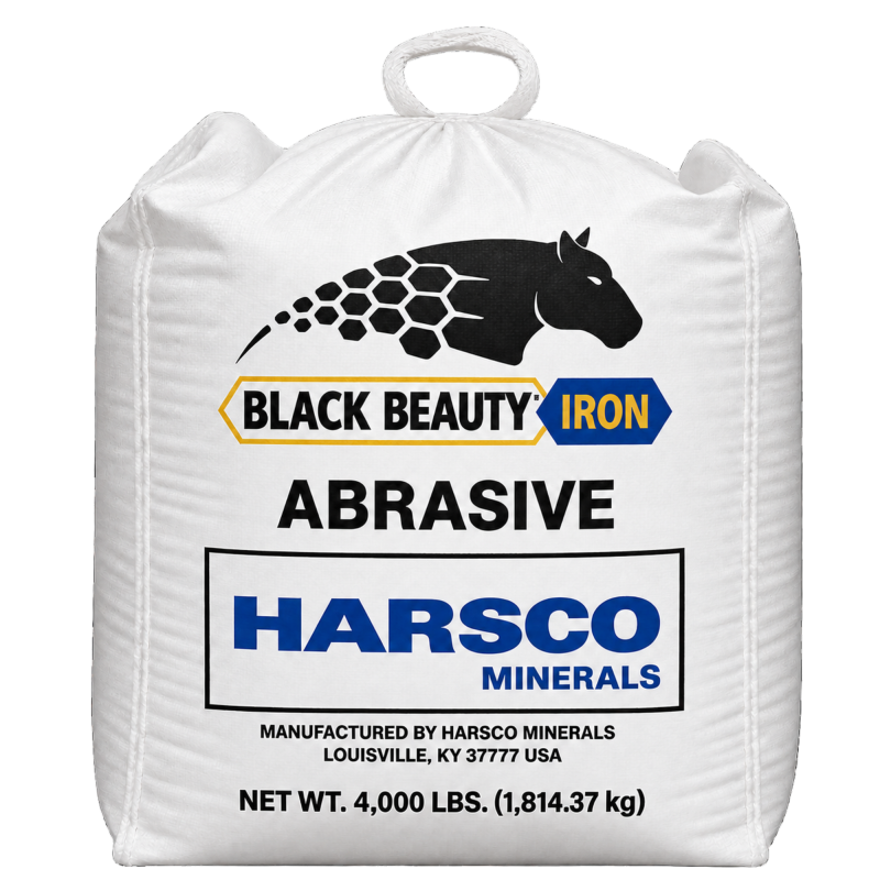 Imagen de Bolsa de 4000 Libras de Abrasivo Mineral Silicato de Hierro (Escoria de Cobre) Marca Black Beauty